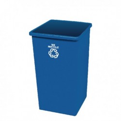 Blue Paper Recycling Bin Base 132.5L