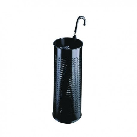 Black Umbrella/Waste Bin Perforated