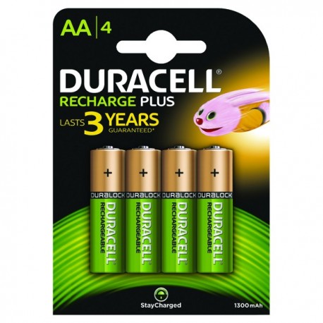 Duracell Rechargeable AA Batteries Pk4