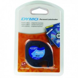 Dymo Blue Letratag Tape 12mmx4m S0721650