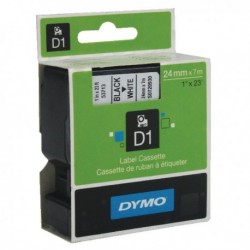 Dymo Blk/Wht 24mm D1 Tape 53713 S0720930