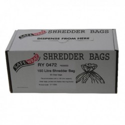 Safewrap Shredder 150 Litre Bags Pk50