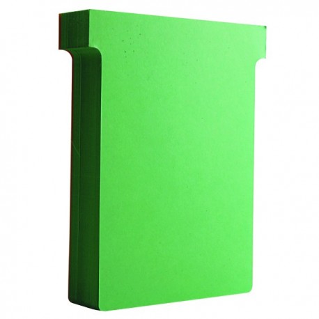 Nobo T-Card Size 3 Light Green Pk100