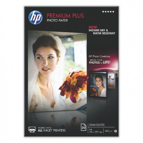 HP A4 Semi-Gloss Photo Paper Pk20 CR673A