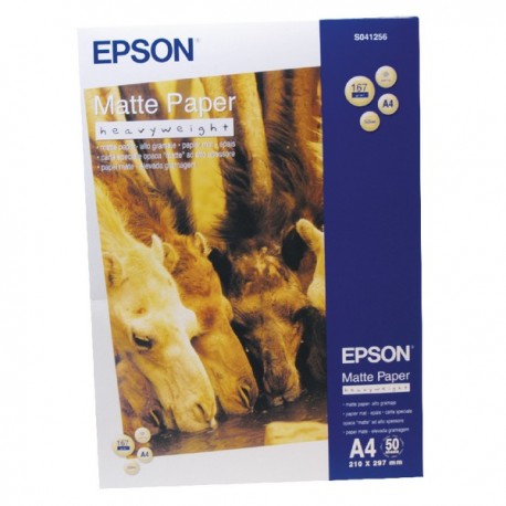 Epson Matt H/Weight A4 Photo Paper Pk50