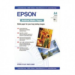 Epson A4 Archival Matte Paper Pack Pk50