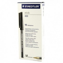 Staedtle Stick Ball Pen Blk Pk10
