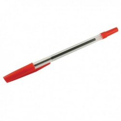 Red Medium Ballpoint Pen Pk50