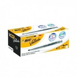 Bic Velleda 1741 Blk Bullet Marker Pk12