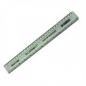 Q-Connect Shatterproof 300mm White Ruler