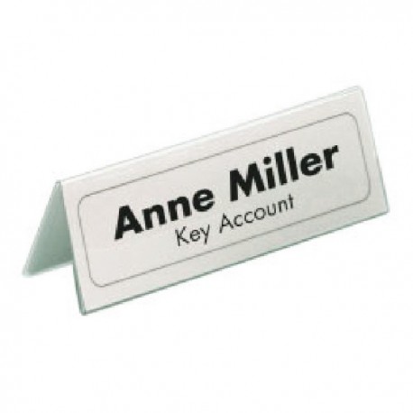 Durable 61x150mm Table Name Holder 8050