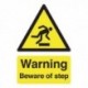 Warning Beware of Step A5 Self-Adh Sign