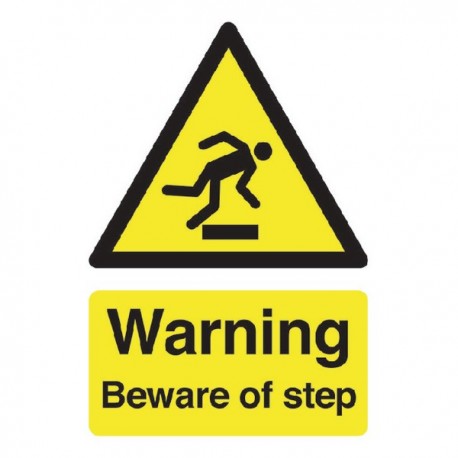 Warning Beware of Step A5 Self-Adh Sign