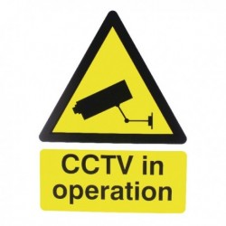 Warning Sign CCTV in Operation 400x300mm