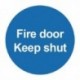Fire Door Keep Shut 100x100mm PVC Sign