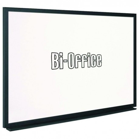 Bi-Office 900x600mm Blk Frame Whiteboard