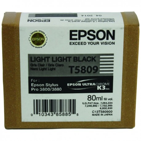 Epson T5809 Light Light Black Cartridge