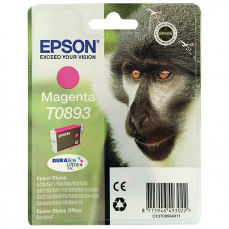 Epson T0893 Magenta Ink Cartridge T0893