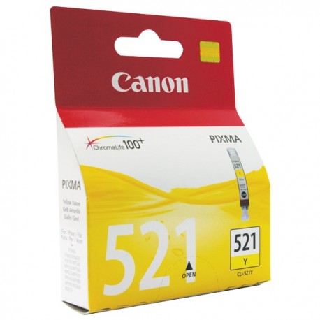 Canon CLI-521Y Yellow Inkjet Cartridge