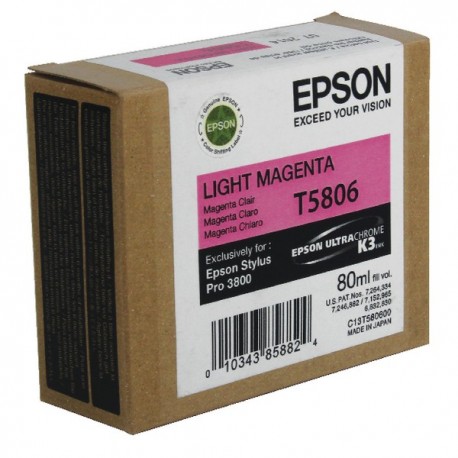 Epson T5806 Light Magenta Ink Cartridge