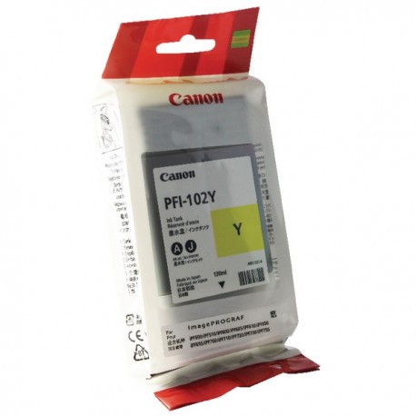Canon PFI-102Y Yellow Inkjet Cartridge