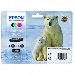 Epson 26XL Bk/C/M/Y Cartridge Pack T2636