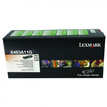 Lexmark Black Rtn Toner X463A11G