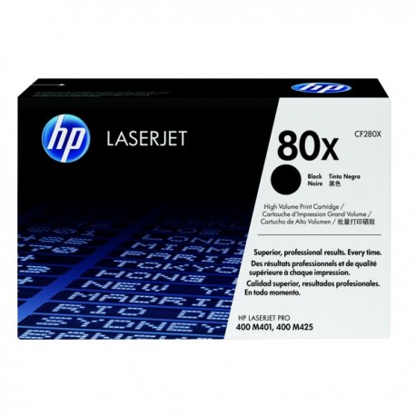 HP 80X Black H/Y LaserJet Toner CF280X