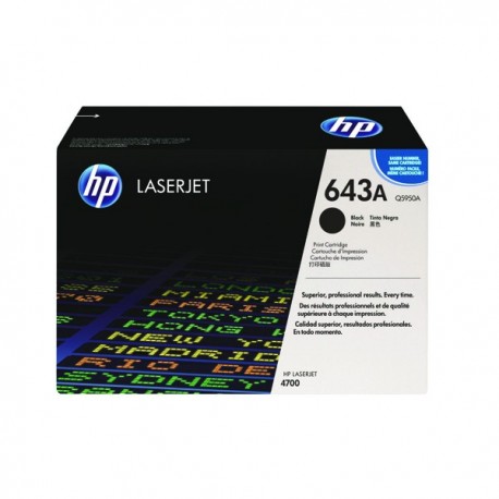 HP 643A Black Laserjet Toner Q5950A