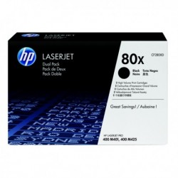 HP 80X Black LaserJet 2xToner CF280XD