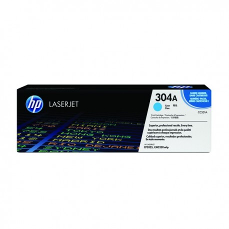 HP 304A Cyan LaserJet Toner CC531A