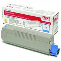 Oki C5800/C5900 Cyan Toner Cartridge