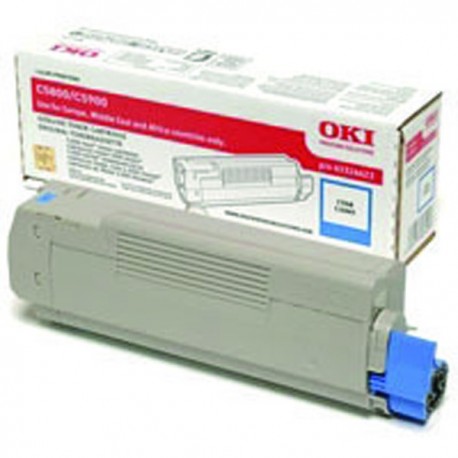 Oki C5800/C5900 Cyan Toner Cartridge