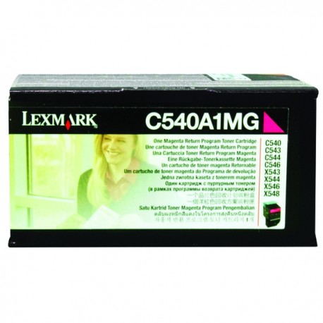 Lexmark C540A1MG Magenta Rtn Toner EHY