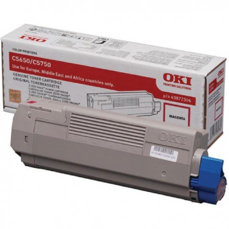 Oki C5650/C5750 Magenta Toner Cartridge