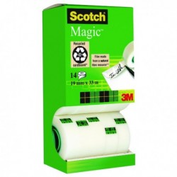 Scotch Magic Tape 19mm Pk12 Rolls/FOC