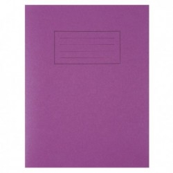 Silvine Purple 9x7 Exercise Book Pk10