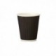 Black 25cl Ripple Disposable Cup Pk500