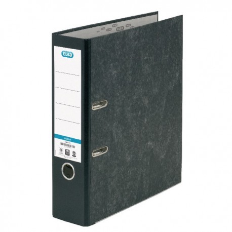 Elba 80mm Lever Arch File A4 Black Pk10