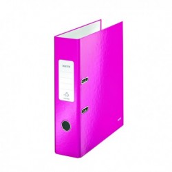 Leitz WOW 180 Lever Arch A4 Met Pink P10