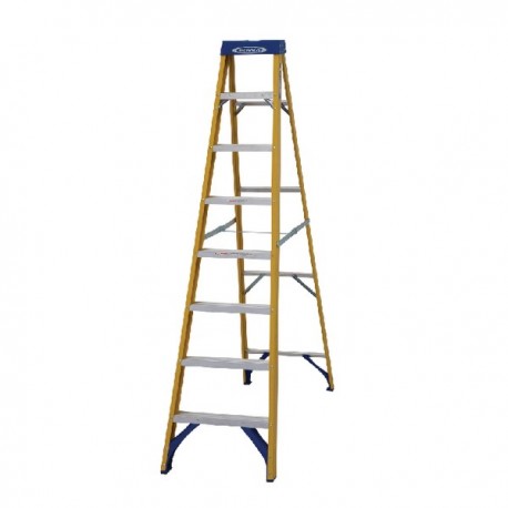 Abru F/G Yellow Swingback 8 Step Ladder
