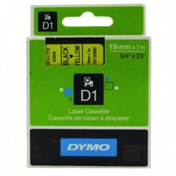 Dymo Blk/Yel 2000/5500 Tape 19mm 45808