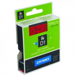 Dymo Blk/Red 1000/5000 Tape 9mmx7m 40917