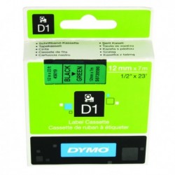 Dymo 4500 Black/Green Tape 45019
