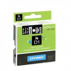 Dymo Wht/Bk 1000/5000 Tape 12mmx7m 45021