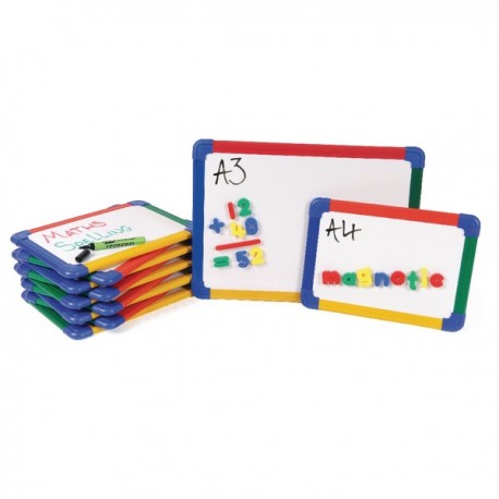 Show-me A3 Rainbow Magnetic Whiteboard