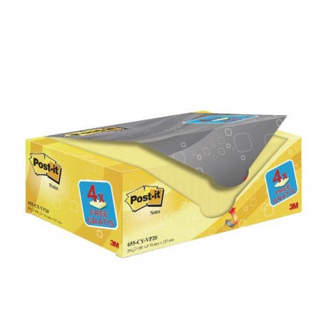 Post-it Yellow 76x127mm Notes Value Pack