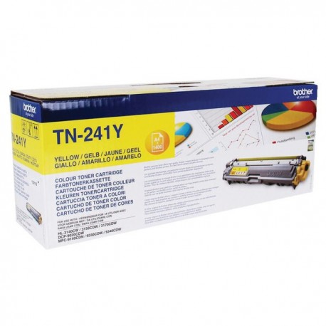 Brother TN-241Y / TN241Y Yellow Toner