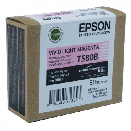 Epson T580B00 Light Magenta Cartridge