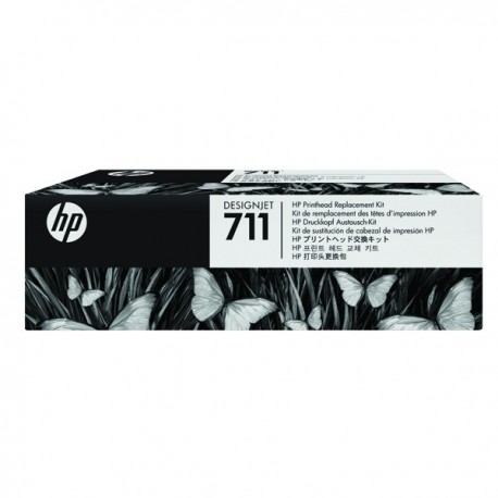 HP 711 Bk/Cy/Mag/Yw Printhead Kit C1Q10A